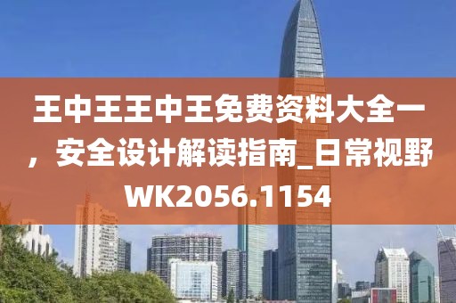 王中王王中王免費資料大全一，安全設(shè)計解讀指南_日常視野WK2056.1154