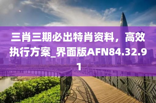三肖三期必出特肖資料，高效執(zhí)行方案_界面版AFN84.32.91