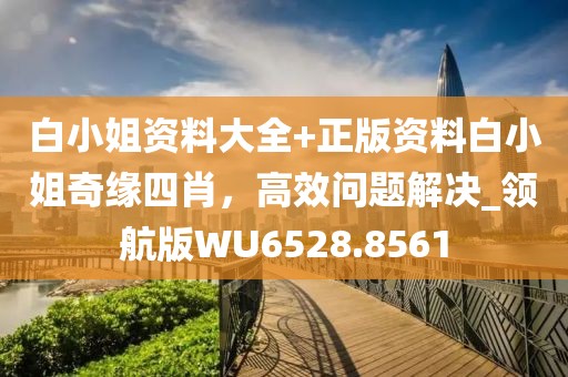 白小姐資料大全+正版資料白小姐奇緣四肖，高效問題解決_領航版WU6528.8561