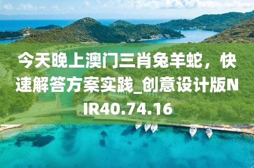 今天晚上澳門三肖兔羊蛇，快速解答方案實踐_創(chuàng)意設(shè)計版NIR40.74.16