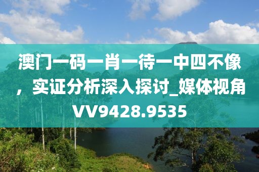 澳門一碼一肖一待一中四不像，實證分析深入探討_媒體視角VV9428.9535
