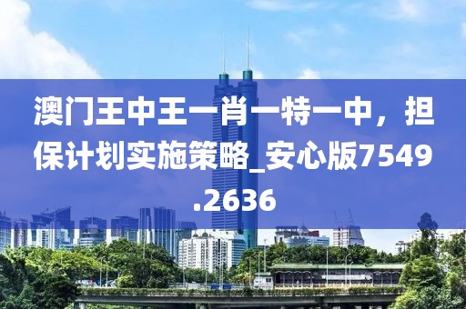 澳門王中王一肖一特一中，擔保計劃實施策略_安心版7549.2636