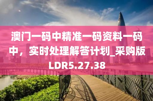 澳門一碼中精準(zhǔn)一碼資料一碼中，實(shí)時(shí)處理解答計(jì)劃_采購(gòu)版LDR5.27.38