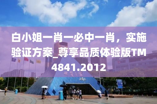 白小姐一肖一必中一肖，實(shí)施驗(yàn)證方案_尊享品質(zhì)體驗(yàn)版TM4841.2012