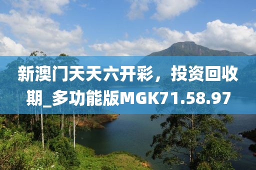 新澳門天天六開彩，投資回收期_多功能版MGK71.58.97