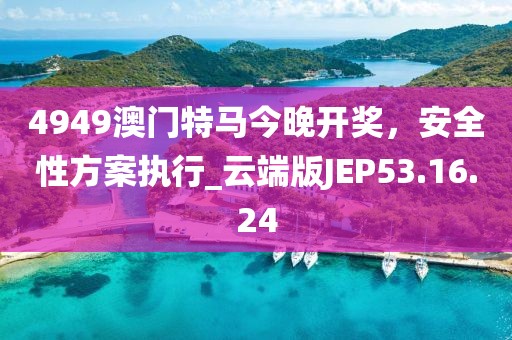 4949澳門特馬今晚開獎，安全性方案執(zhí)行_云端版JEP53.16.24