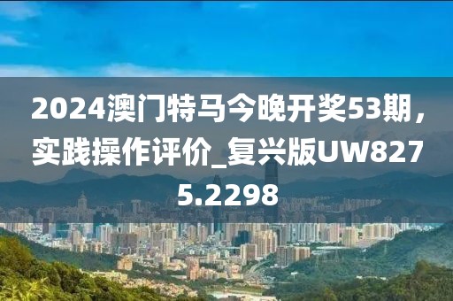 2024澳門特馬今晚開獎53期，實踐操作評價_復興版UW8275.2298