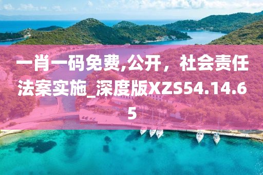 一肖一碼免費(fèi),公開，社會(huì)責(zé)任法案實(shí)施_深度版XZS54.14.65