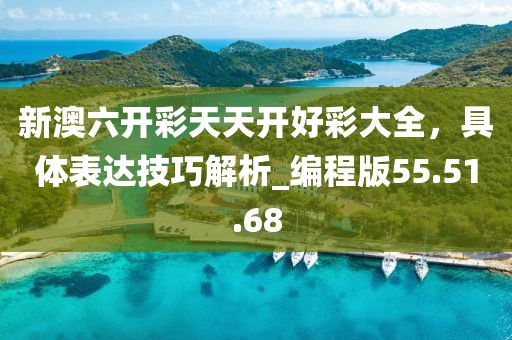 新澳六開彩天天開好彩大全，具體表達(dá)技巧解析_編程版55.51.68