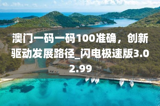 澳門一碼一碼100準確，創(chuàng)新驅(qū)動發(fā)展路徑_閃電極速版3.02.99