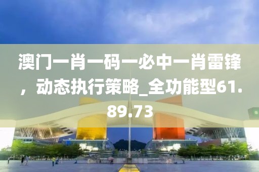 澳門一肖一碼一必中一肖雷鋒，動態(tài)執(zhí)行策略_全功能型61.89.73