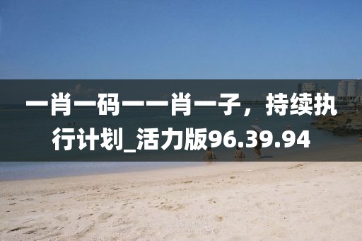 一肖一碼一一肖一子，持續(xù)執(zhí)行計劃_活力版96.39.94
