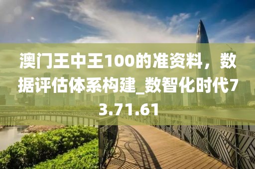 澳門王中王100的準(zhǔn)資料，數(shù)據(jù)評估體系構(gòu)建_數(shù)智化時代73.71.61