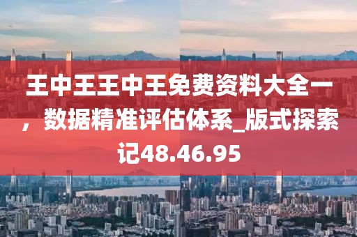 王中王王中王免費(fèi)資料大全一，數(shù)據(jù)精準(zhǔn)評估體系_版式探索記48.46.95