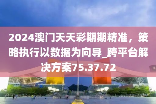 2024澳門天天彩期期精準，策略執(zhí)行以數(shù)據(jù)為向?qū)跨平臺解決方案75.37.72