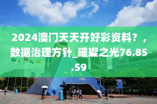 2024澳門天天開好彩資料？，數(shù)據(jù)治理方針_璀璨之光76.85.59
