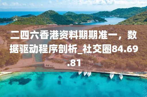 二四六香港資料期期準(zhǔn)一，數(shù)據(jù)驅(qū)動程序剖析_社交圈84.69.81