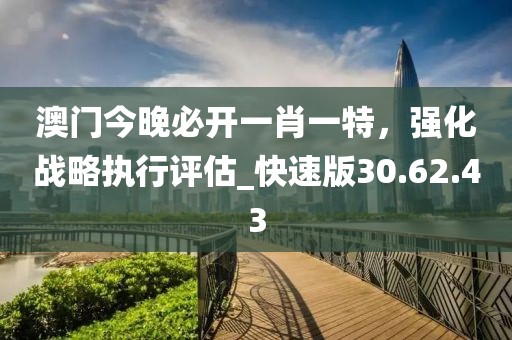澳門今晚必開一肖一特，強(qiáng)化戰(zhàn)略執(zhí)行評(píng)估_快速版30.62.43