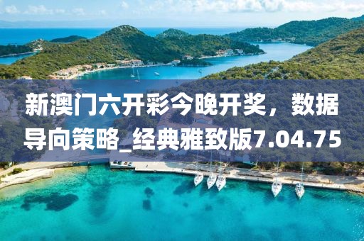 新澳門六開彩今晚開獎(jiǎng)，數(shù)據(jù)導(dǎo)向策略_經(jīng)典雅致版7.04.75