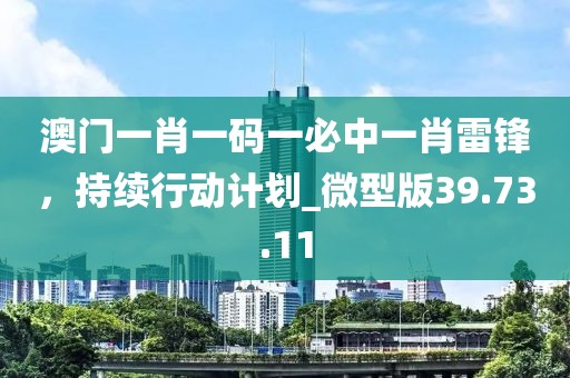澳門一肖一碼一必中一肖雷鋒，持續(xù)行動(dòng)計(jì)劃_微型版39.73.11