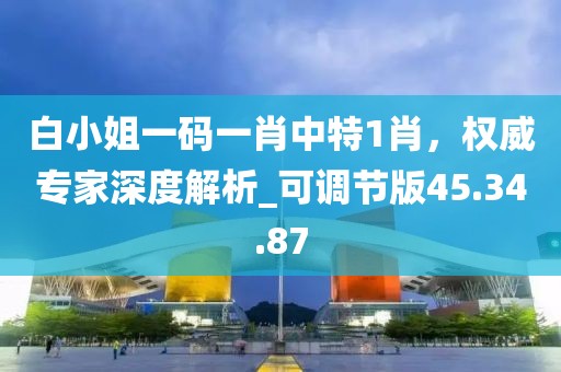 白小姐一碼一肖中特1肖，權(quán)威專家深度解析_可調(diào)節(jié)版45.34.87