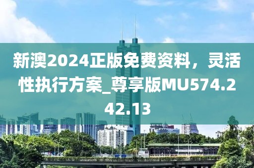 新澳2024正版免費資料，靈活性執(zhí)行方案_尊享版MU574.242.13