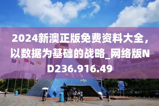 2024新澳正版免費(fèi)資料大全，以數(shù)據(jù)為基礎(chǔ)的戰(zhàn)略_網(wǎng)絡(luò)版ND236.916.49