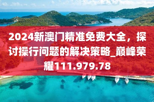 2024新澳門精準(zhǔn)免費(fèi)大全，探討操行問(wèn)題的解決策略_巔峰榮耀111.979.78