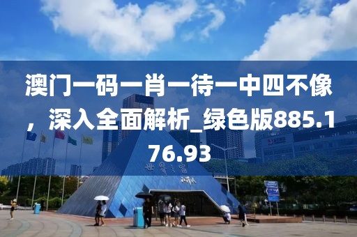 澳門(mén)一碼一肖一待一中四不像，深入全面解析_綠色版885.176.93
