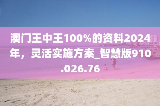 澳門王中王100%的資料2024年，靈活實施方案_智慧版910.026.76