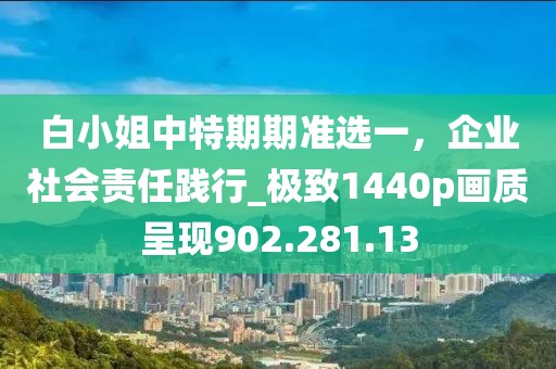 白小姐中特期期準(zhǔn)選一，企業(yè)社會(huì)責(zé)任踐行_極致1440p畫質(zhì)呈現(xiàn)902.281.13