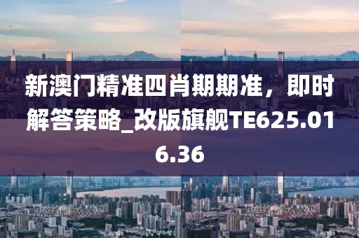 新澳門精準四肖期期準，即時解答策略_改版旗艦TE625.016.36