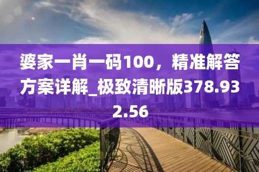 婆家一肖一碼100，精準(zhǔn)解答方案詳解_極致清晰版378.932.56