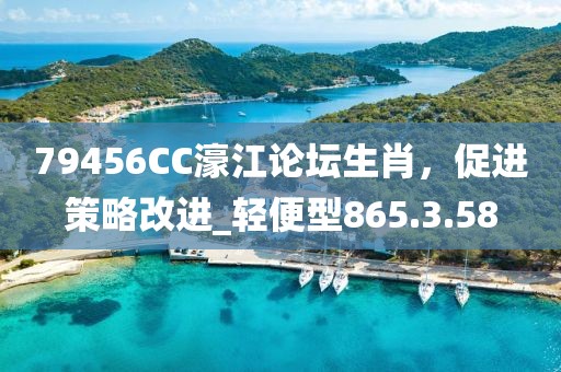 79456CC濠江論壇生肖，促進策略改進_輕便型865.3.58