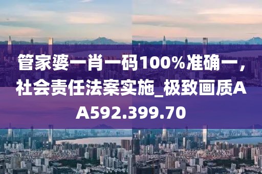 管家婆一肖一碼100%準(zhǔn)確一，社會責(zé)任法案實施_極致畫質(zhì)AA592.399.70