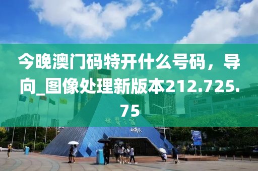 今晚澳門碼特開什么號碼，導(dǎo)向_圖像處理新版本212.725.75