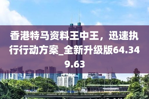 香港特馬資料王中王，迅速執(zhí)行行動方案_全新升級版64.349.63