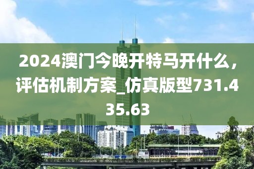 2024澳門今晚開特馬開什么，評估機(jī)制方案_仿真版型731.435.63