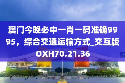 澳門今晚必中一肖一碼準(zhǔn)確9995，綜合交通運(yùn)輸方式_交互版OXH70.21.36