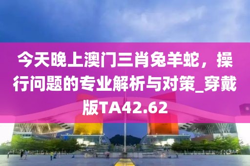 今天晚上澳門三肖兔羊蛇，操行問題的專業(yè)解析與對(duì)策_(dá)穿戴版TA42.62