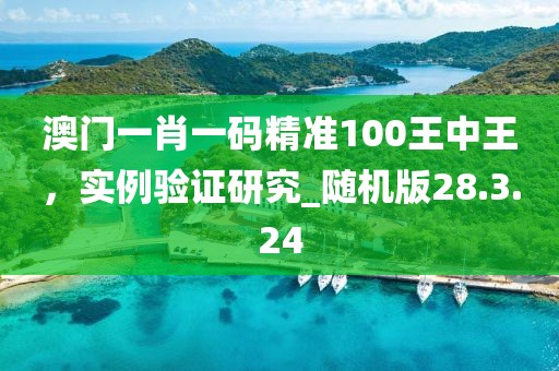 澳門一肖一碼精準(zhǔn)100王中王，實(shí)例驗(yàn)證研究_隨機(jī)版28.3.24