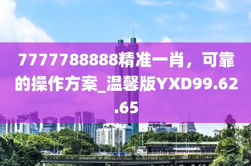 7777788888精準(zhǔn)一肖，可靠的操作方案_溫馨版YXD99.62.65