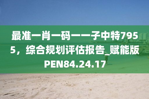 最準(zhǔn)一肖一碼一一子中特7955，綜合規(guī)劃評(píng)估報(bào)告_賦能版PEN84.24.17