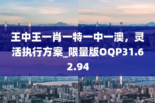 王中王一肖一特一中一澳，靈活執(zhí)行方案_限量版OQP31.62.94