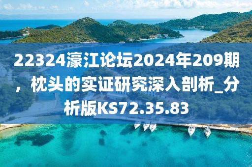 22324濠江論壇2024年209期，枕頭的實(shí)證研究深入剖析_分析版KS72.35.83