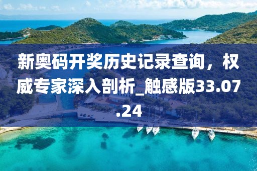 新奧碼開獎歷史記錄查詢，權(quán)威專家深入剖析_觸感版33.07.24