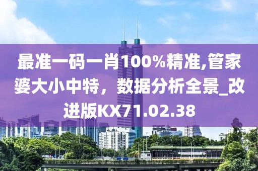 最準(zhǔn)一碼一肖100%精準(zhǔn),管家婆大小中特，數(shù)據(jù)分析全景_改進(jìn)版KX71.02.38