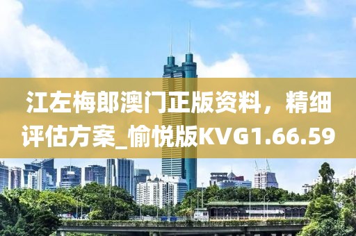 江左梅郎澳門正版資料，精細評估方案_愉悅版KVG1.66.59