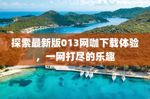 探索最新版013網(wǎng)咖下載體驗，一網(wǎng)打盡的樂趣