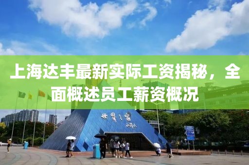 上海達豐最新實際工資揭秘，全面概述員工薪資概況